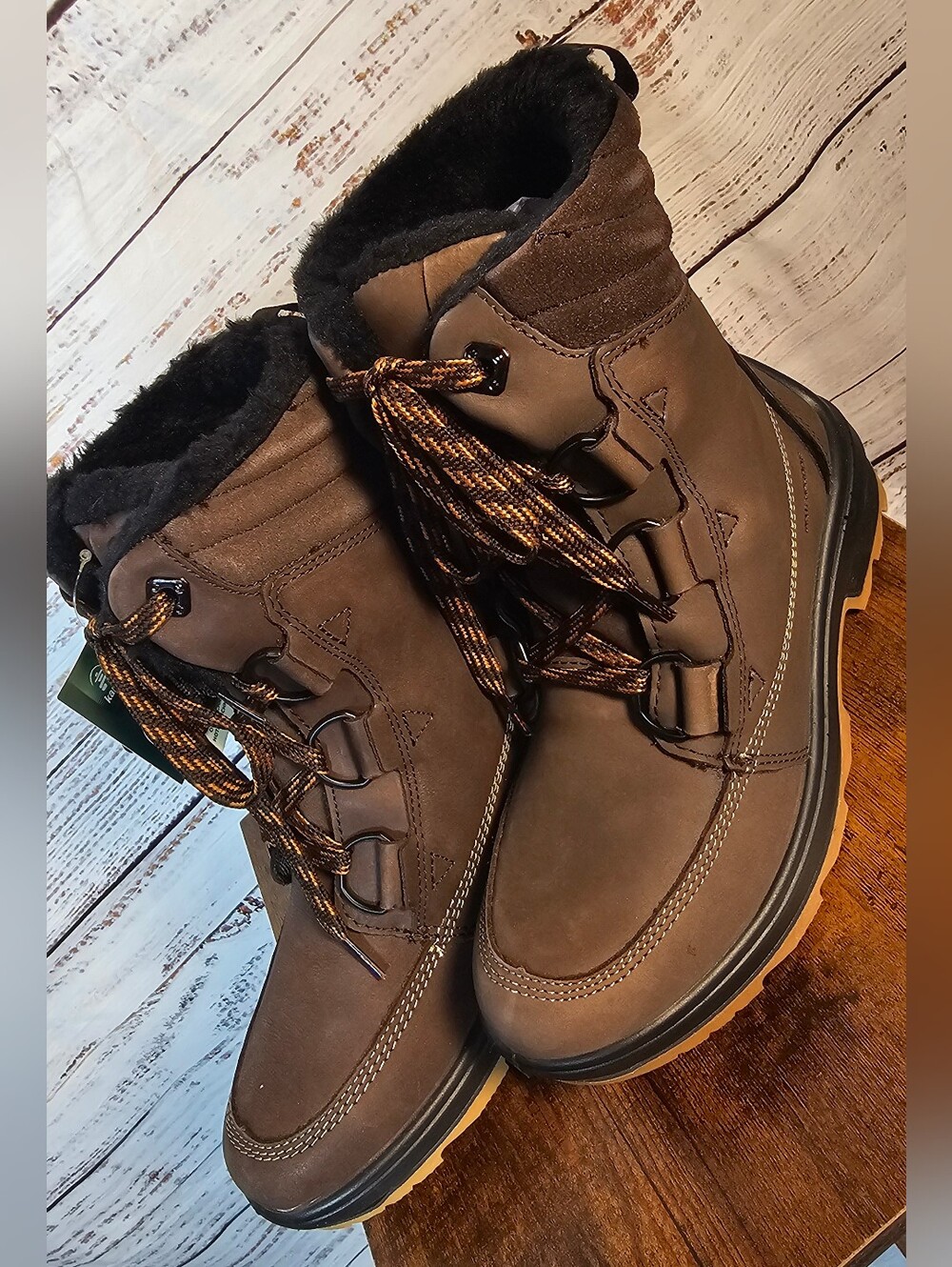 Kamik Deity Mid Waterproof Winter Snow Boots Java Women's 6 NIB